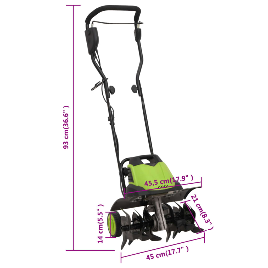 Tuinfrees met 6 messen elektrisch 1500 W is nu te koop bij PeponiXL, paradijselijk wonen!