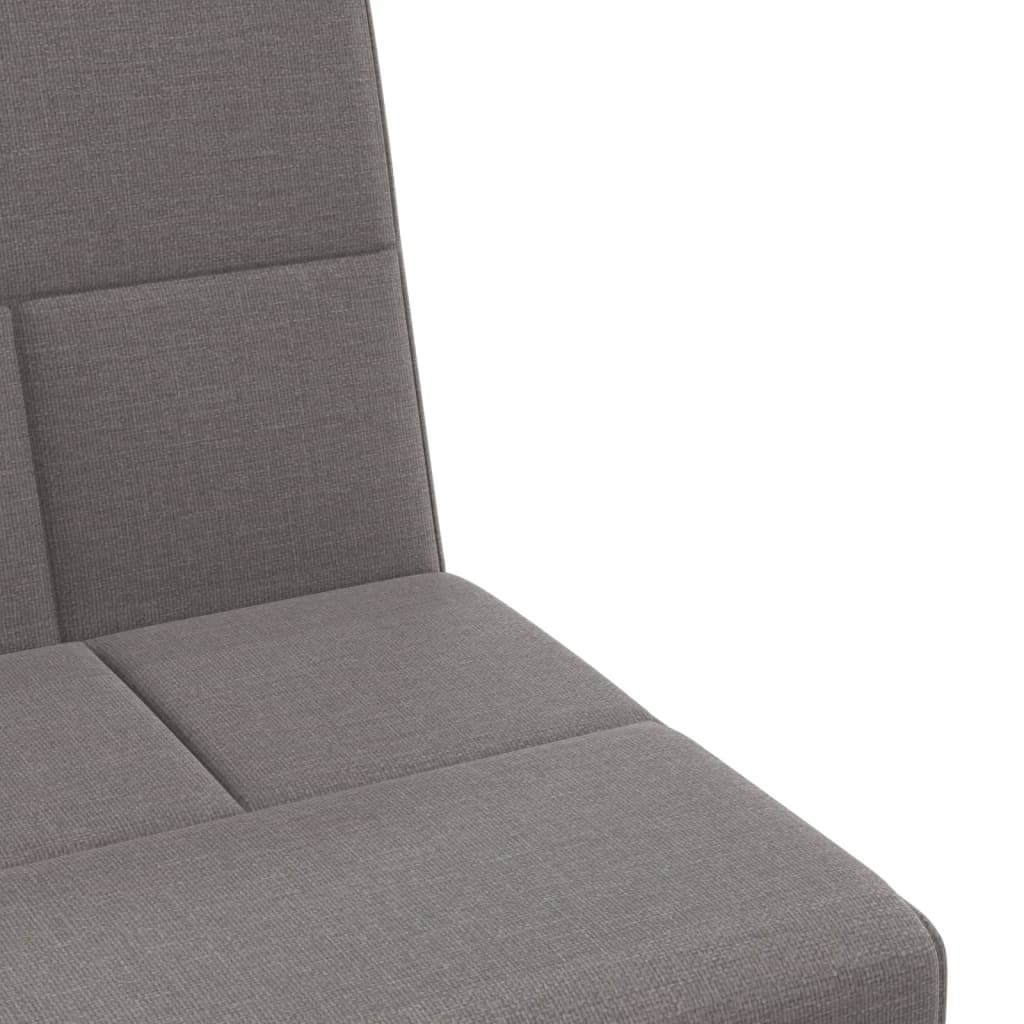 Slaapbank met bekerhouders stof taupe is nu te koop bij PeponiXL, paradijselijk wonen!