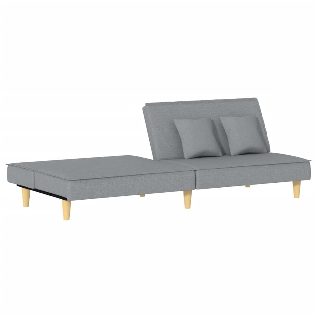 Slaapbank stof lichtgrijs is nu te koop bij PeponiXL, paradijselijk wonen!