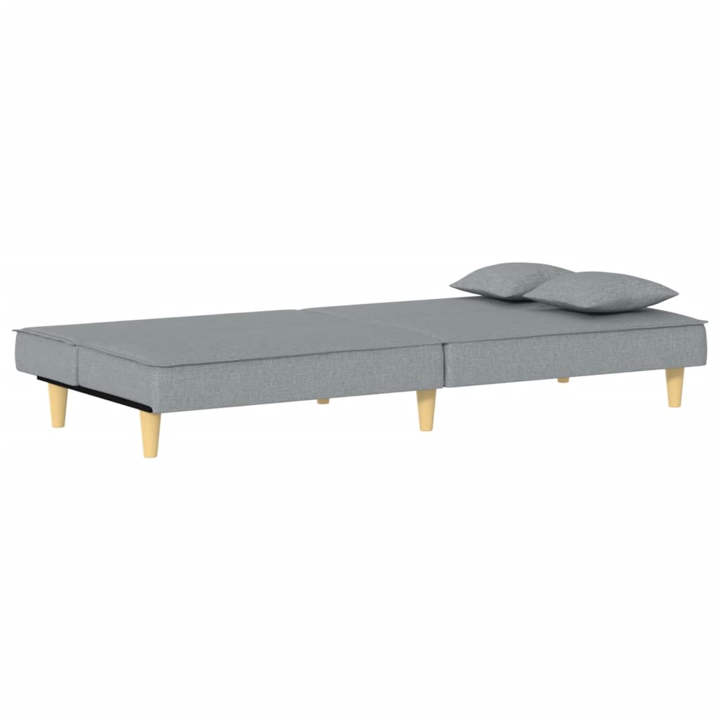 Slaapbank stof lichtgrijs is nu te koop bij PeponiXL, paradijselijk wonen!