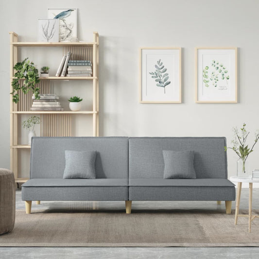 Slaapbank stof lichtgrijs is nu te koop bij PeponiXL, paradijselijk wonen!
