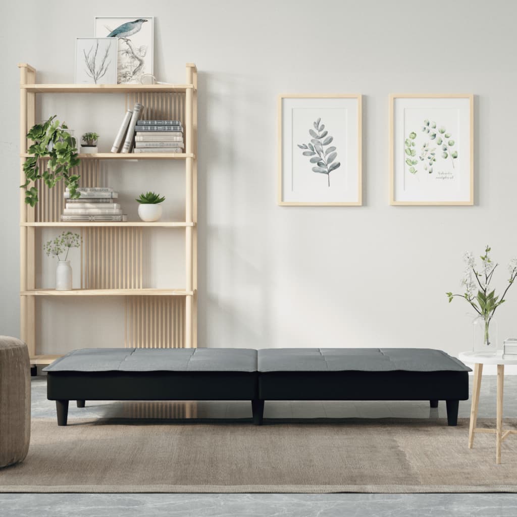 Slaapbank stof lichtgrijs is nu te koop bij PeponiXL, paradijselijk wonen!