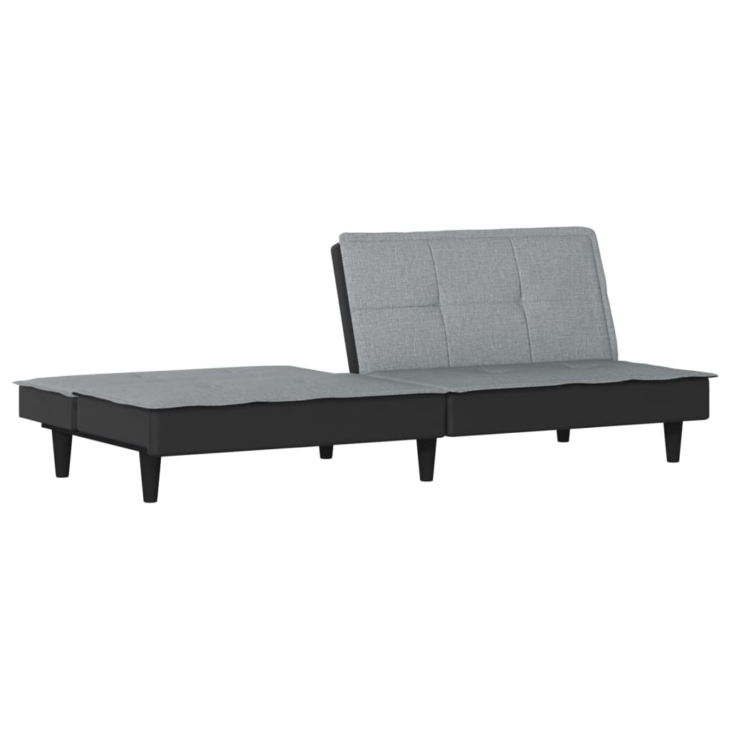 Slaapbank stof lichtgrijs is nu te koop bij PeponiXL, paradijselijk wonen!