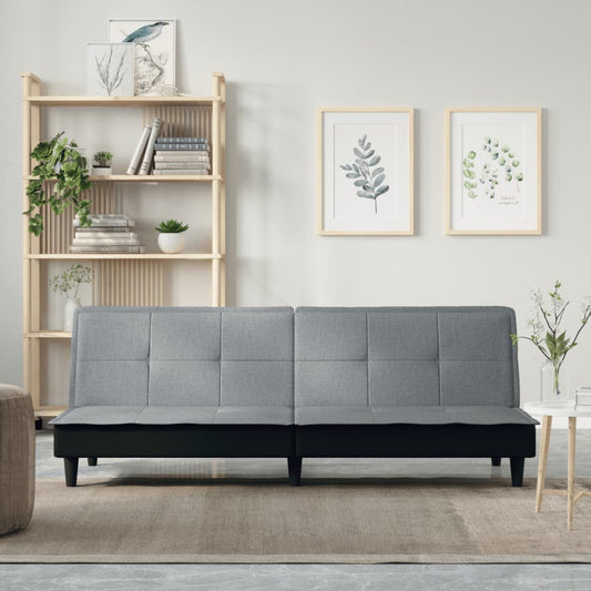 Slaapbank stof lichtgrijs is nu te koop bij PeponiXL, paradijselijk wonen!