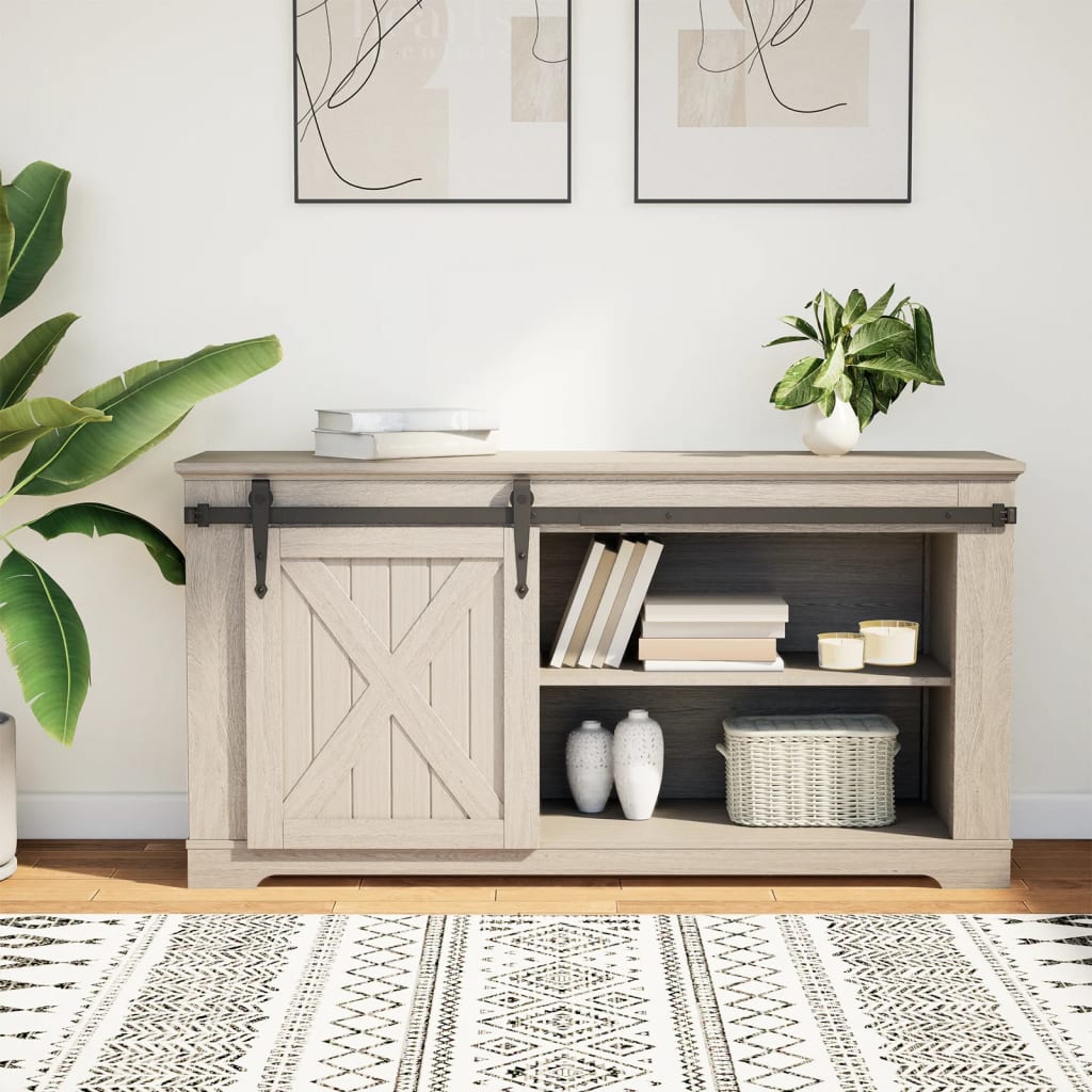 Ophangset voor minischuifdeur 122 cm koolstofstaal zwart is nu te koop bij PeponiXL, paradijselijk wonen!