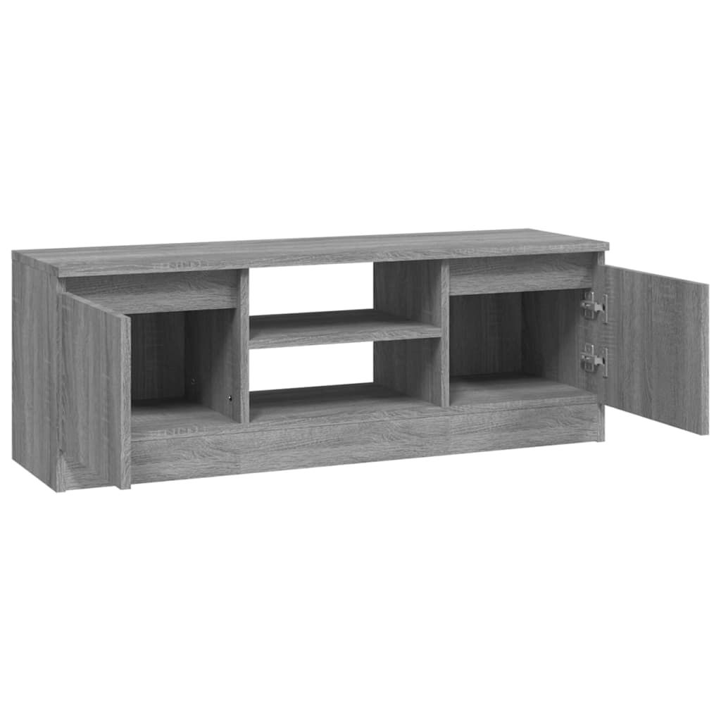 Tv-meubel met deur 102x30x36 cm grijs sonoma eikenkleurig is nu te koop bij PeponiXL, paradijselijk wonen!