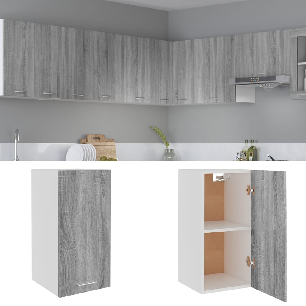 Bovenkast Lyon 29,5x31x60 cm grijs sonoma eikenkleurig is nu te koop bij PeponiXL, paradijselijk wonen!