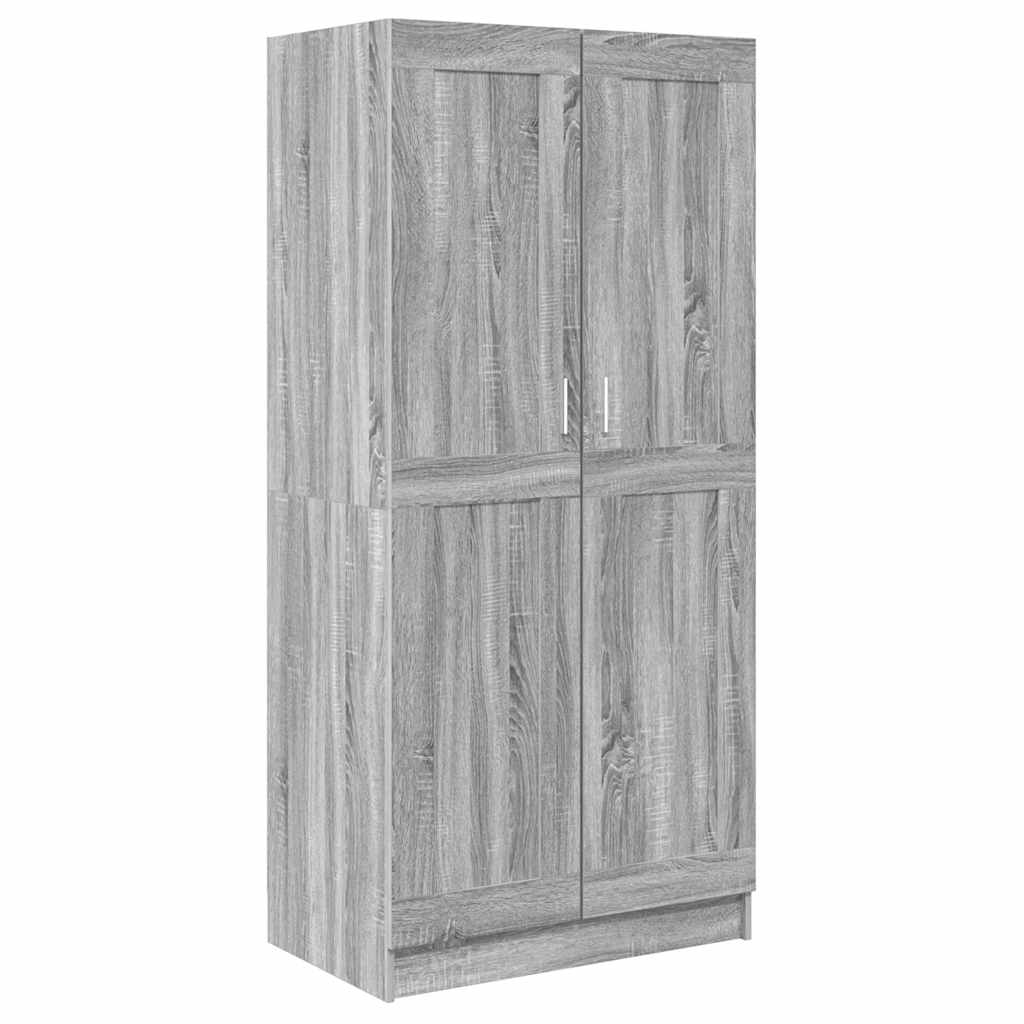 Kledingkast 82,5x51,5x180 cm bewerkt hout grijs sonoma eiken is nu te koop bij PeponiXL, paradijselijk wonen!