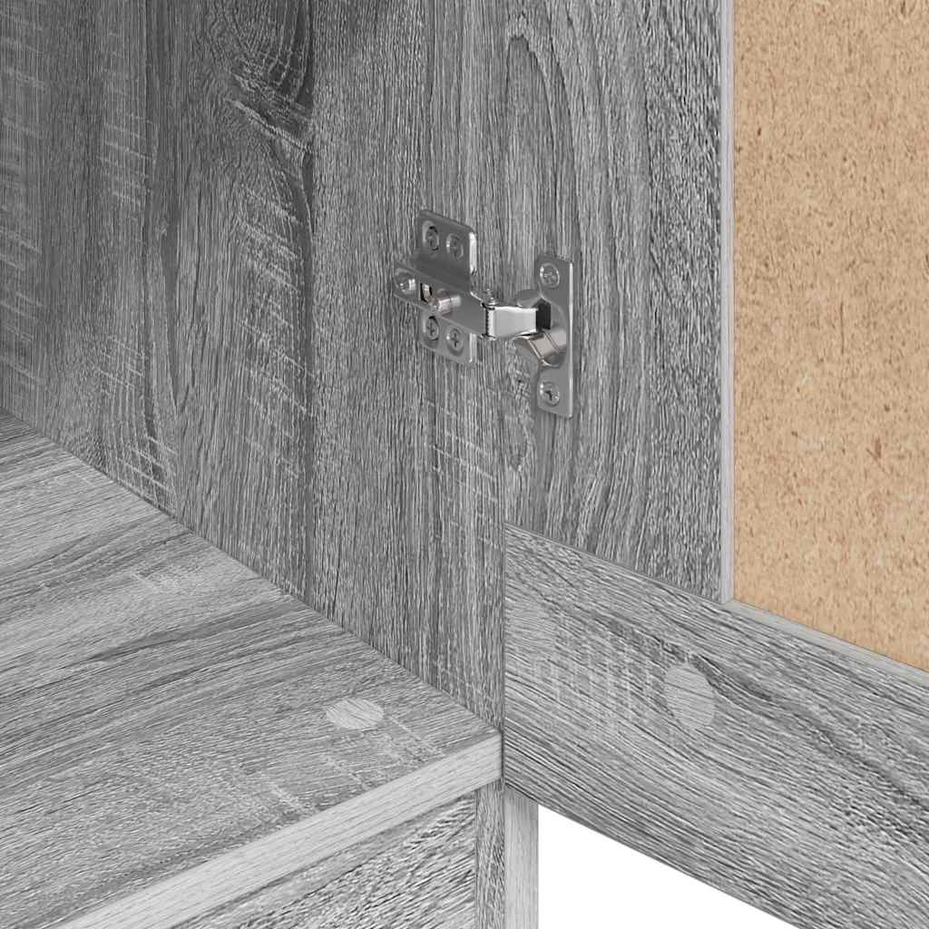 Kledingkast 82,5x51,5x180 cm bewerkt hout grijs sonoma eiken is nu te koop bij PeponiXL, paradijselijk wonen!