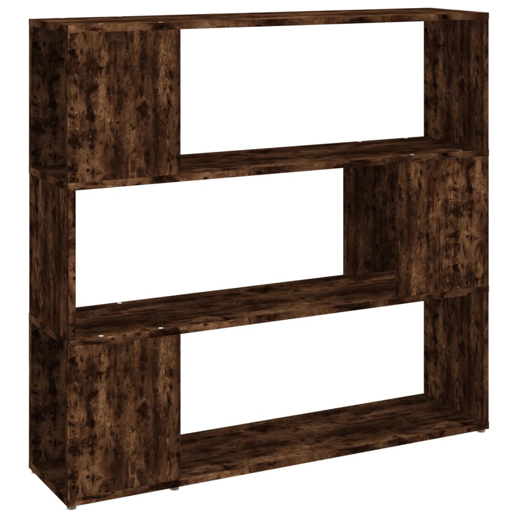 Boekenkast/kamerscherm 100x24x94 cm gerookt eikenkleurig is nu te koop bij PeponiXL, paradijselijk wonen!