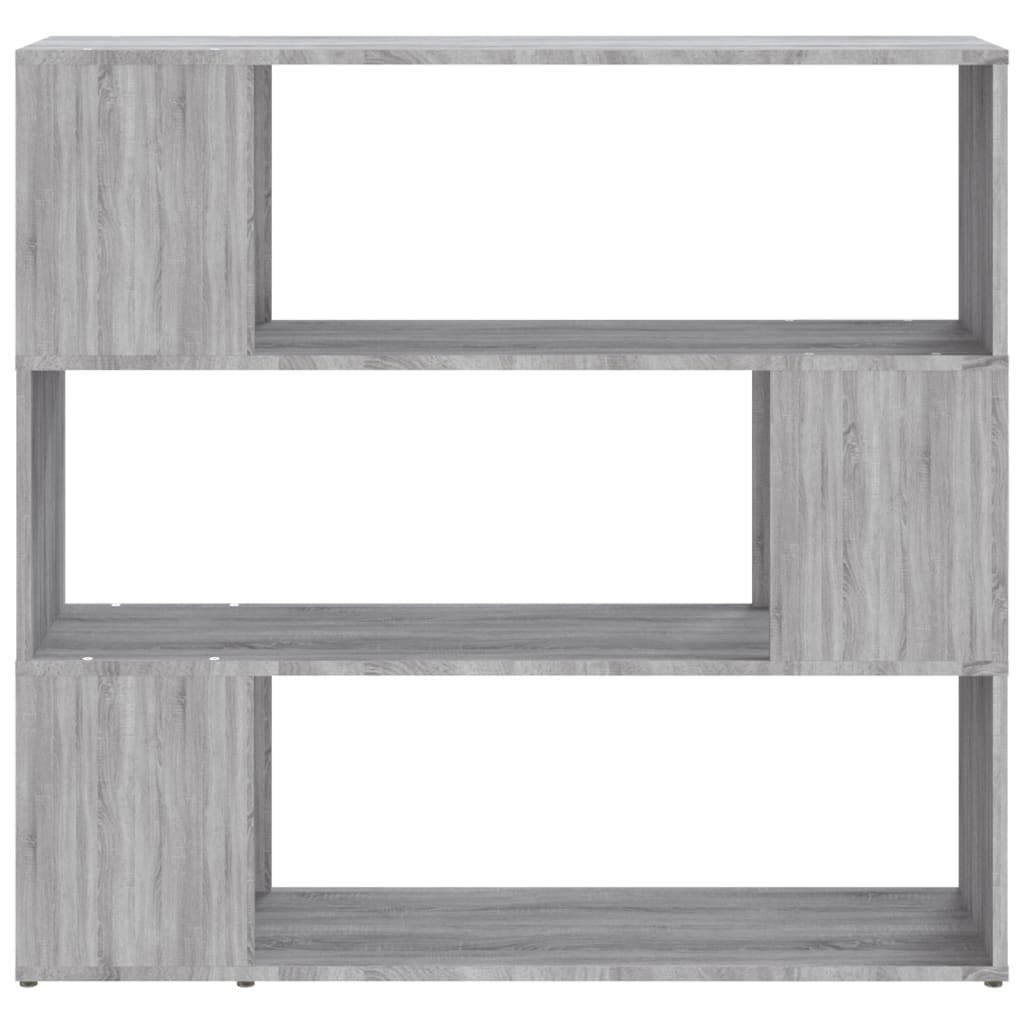 Boekenkast/kamerscherm 100x24x94 cm grijs sonoma eikenkleurig is nu te koop bij PeponiXL, paradijselijk wonen!