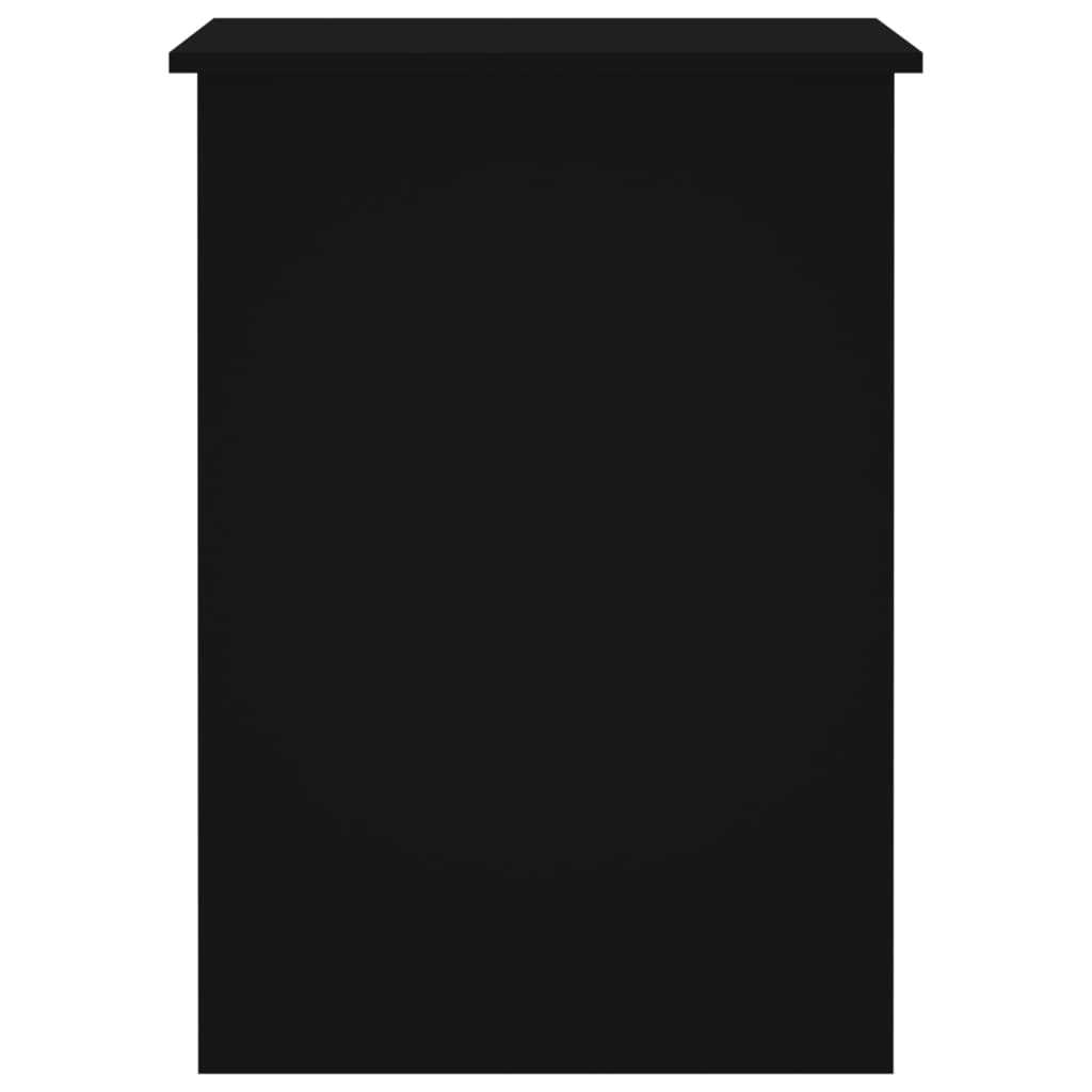 Bureau 100x55x75 cm bewerkt hout zwart is nu te koop bij PeponiXL, paradijselijk wonen!