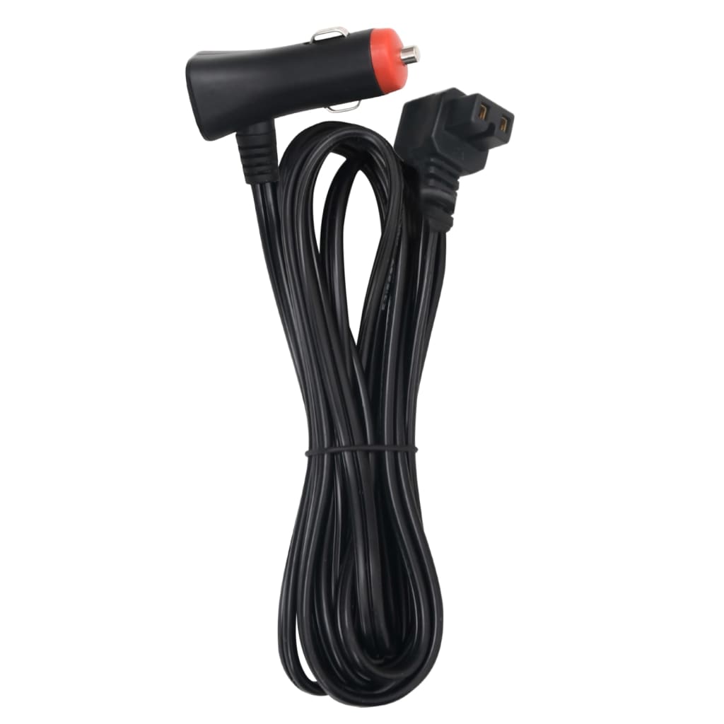 Koelbox met handvat en adapter 35 L PP & PE zwart en grijs is nu te koop bij PeponiXL, paradijselijk wonen!