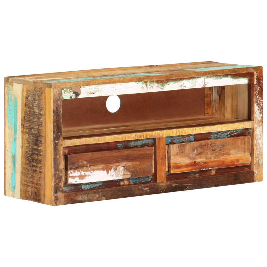 Tv-meubels 2 st 88x30x40 cm massief gerecycled hout is nu te koop bij PeponiXL, paradijselijk wonen!