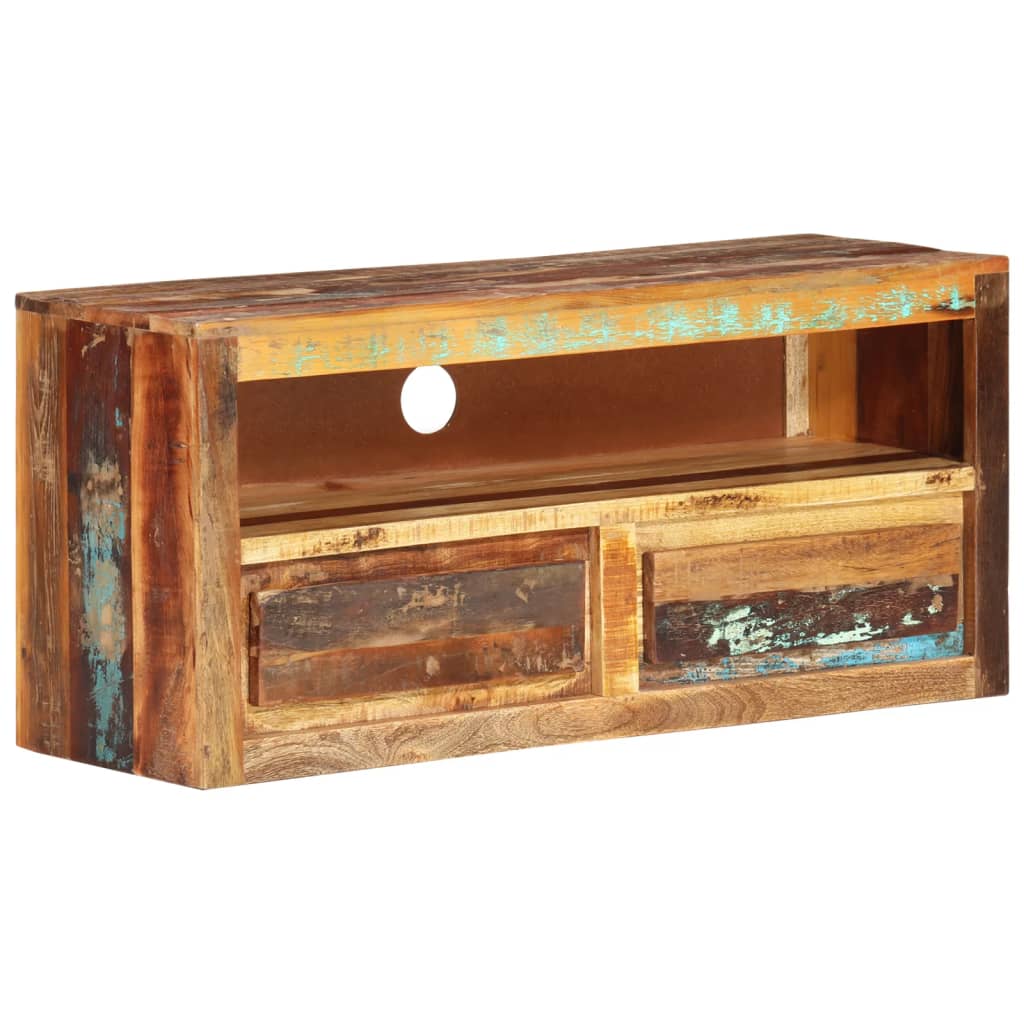 Tv-meubels 2 st 88x30x40 cm massief gerecycled hout is nu te koop bij PeponiXL, paradijselijk wonen!