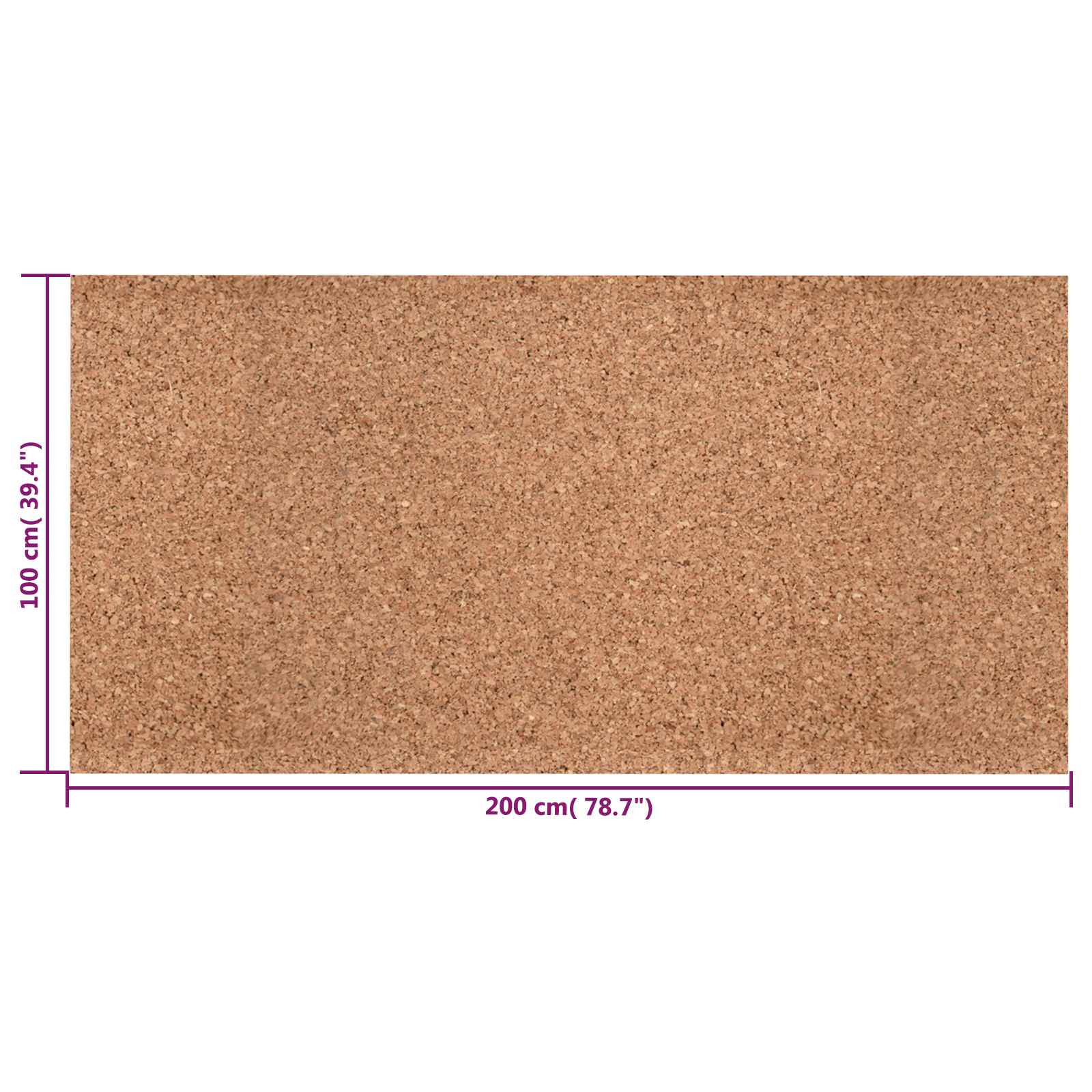Kurk rol Bruin 100 x 200 x 0,5 cm Kurk is nu te koop bij PeponiXL, paradijselijk wonen!