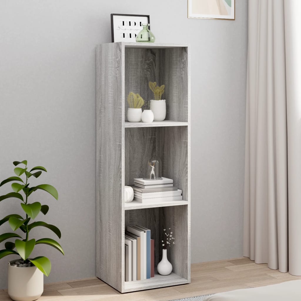 Boekenkast/tv-meubel 36x30x114 cm hout grijs sonoma eiken is nu te koop bij PeponiXL, paradijselijk wonen!