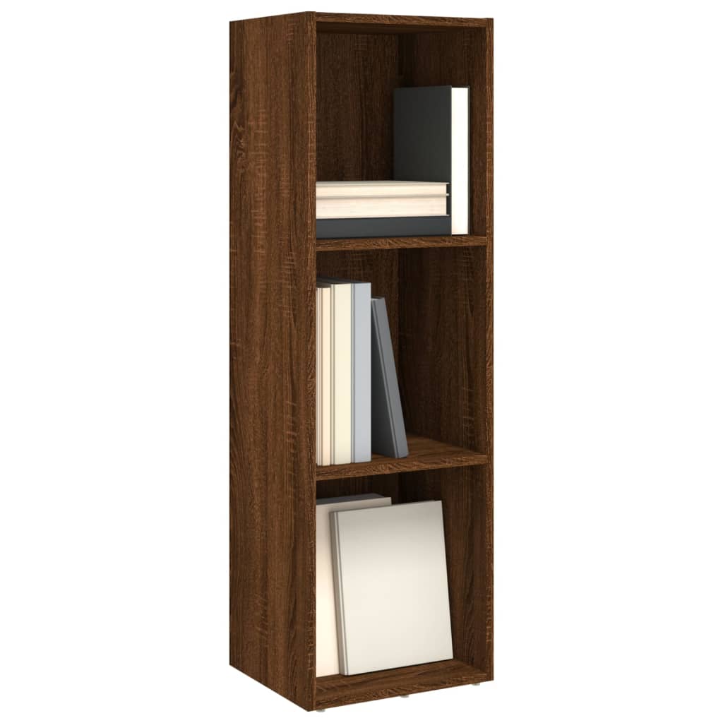 Boekenkast/tv-meubel 36x30x114 cm bruin eikenkleur is nu te koop bij PeponiXL, paradijselijk wonen!