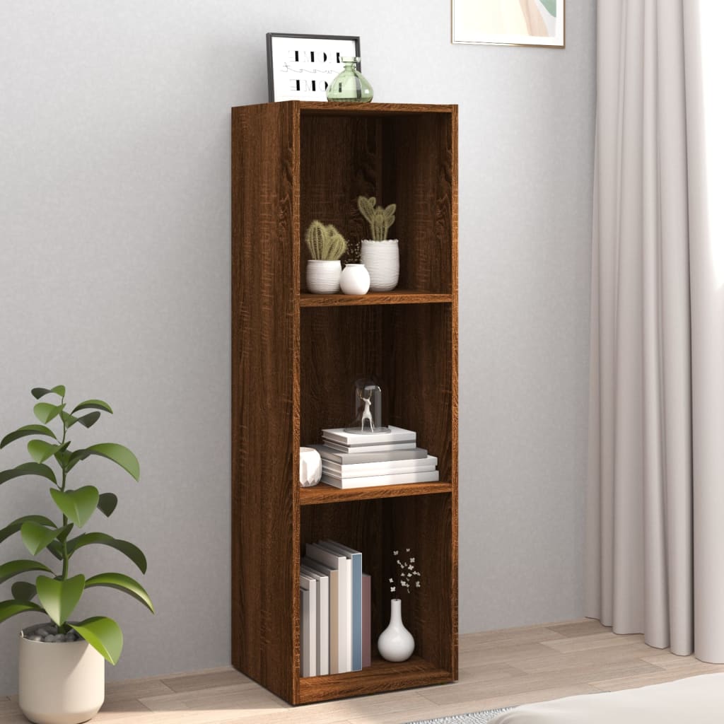 Boekenkast/tv-meubel 36x30x114 cm bruin eikenkleur is nu te koop bij PeponiXL, paradijselijk wonen!