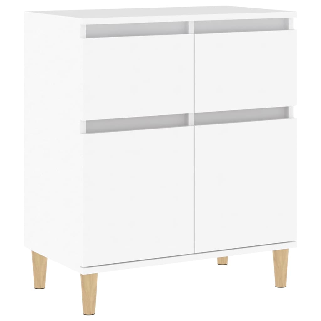 Dressoir 60x35x70 cm bewerkt hout wit is nu te koop bij PeponiXL, paradijselijk wonen!