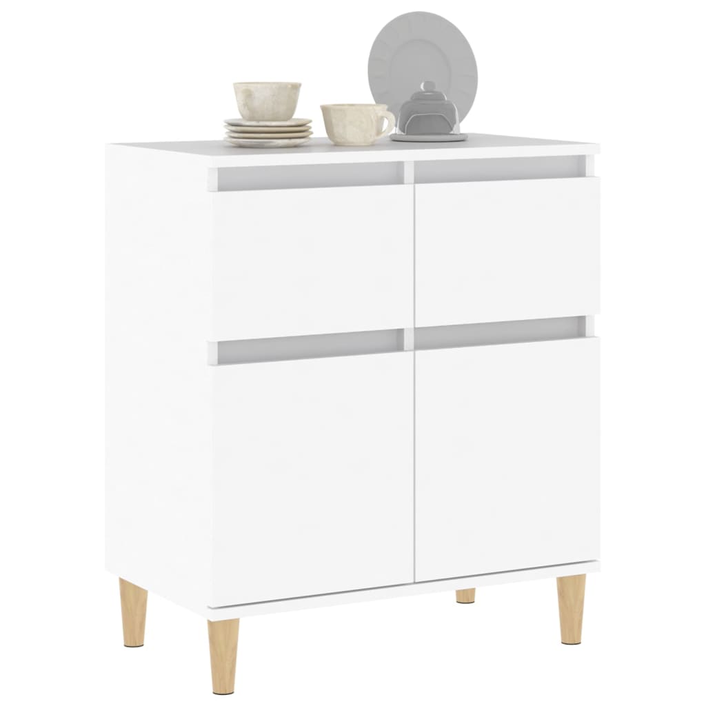 Dressoir 60x35x70 cm bewerkt hout wit is nu te koop bij PeponiXL, paradijselijk wonen!