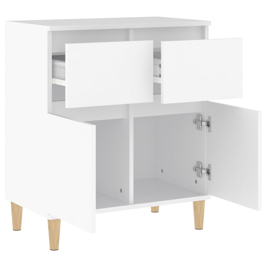 Dressoir 60x35x70 cm bewerkt hout wit is nu te koop bij PeponiXL, paradijselijk wonen!