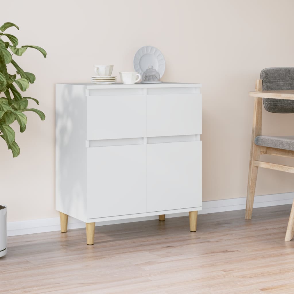 Dressoir 60x35x70 cm bewerkt hout wit is nu te koop bij PeponiXL, paradijselijk wonen!