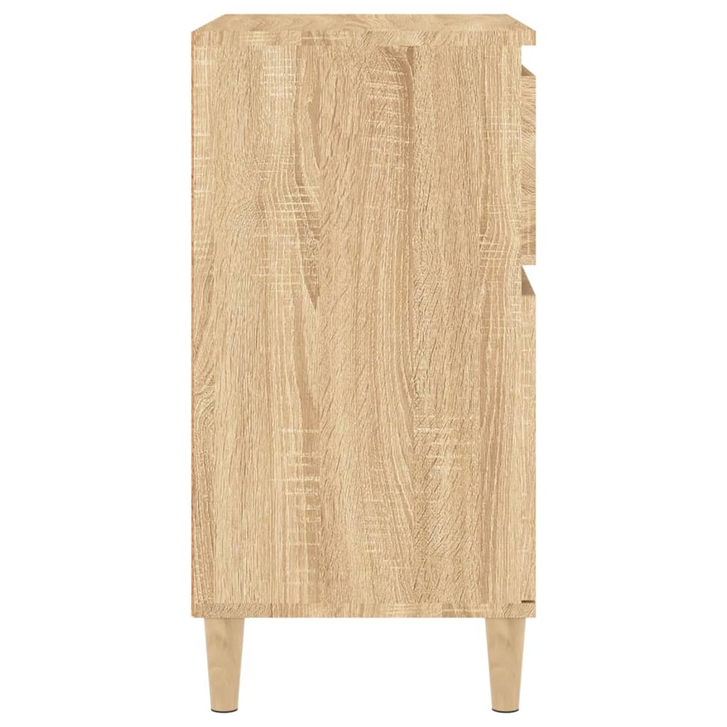 Dressoir 60x35x70 cm bewerkt hout sonoma eikenkleurig is nu te koop bij PeponiXL, paradijselijk wonen!