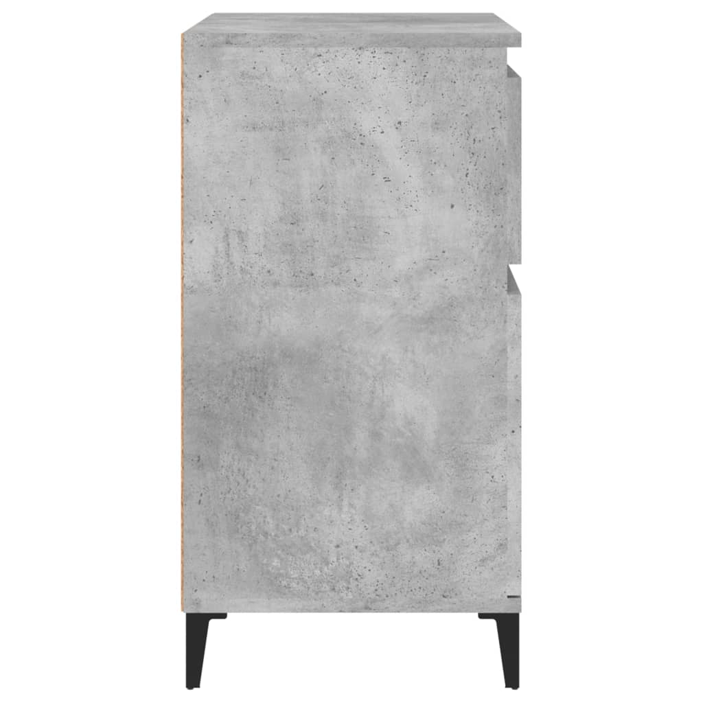 Dressoir 60x35x70 cm bewerkt hout betongrijs is nu te koop bij PeponiXL, paradijselijk wonen!