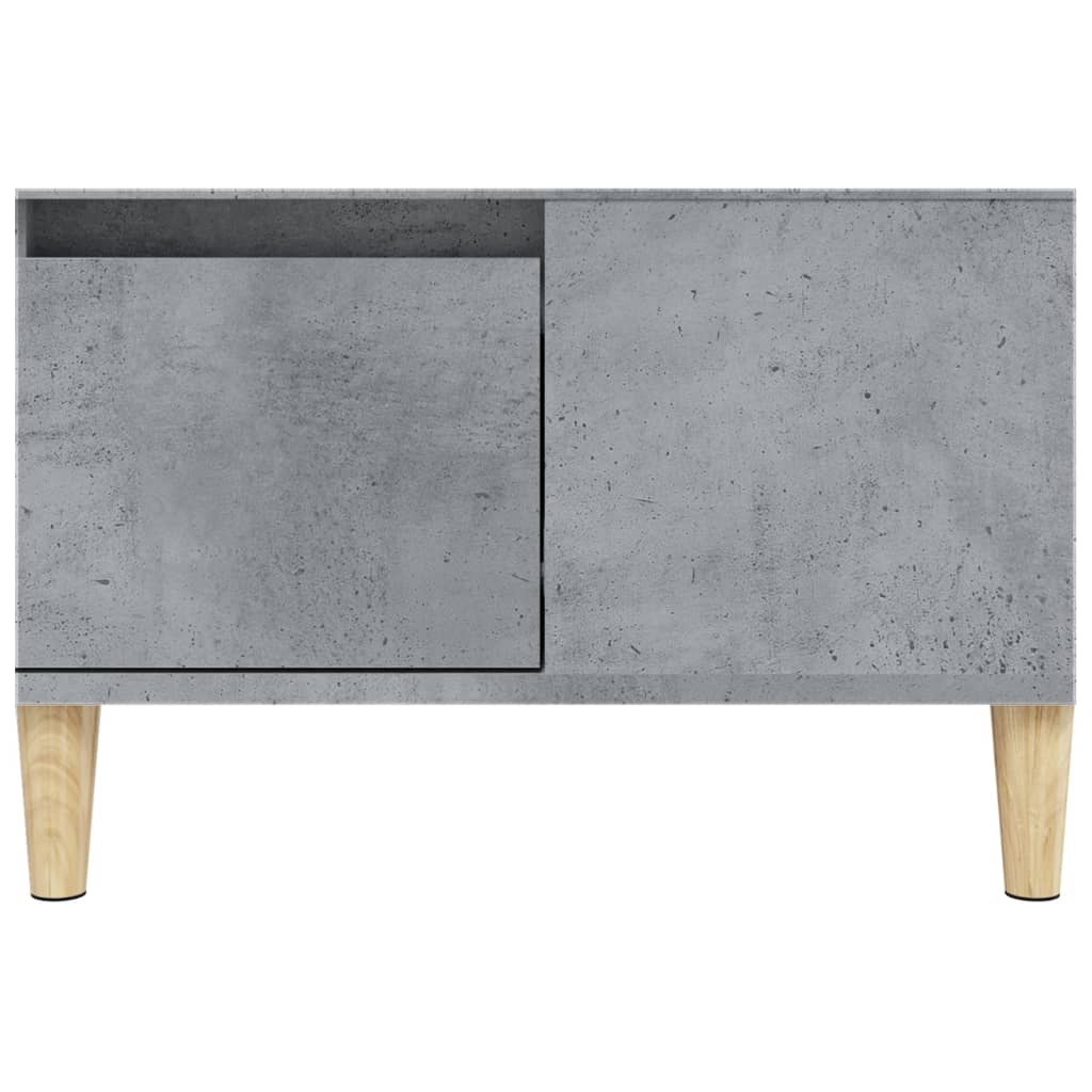 Salontafel 55x55x36,5 cm bewerkt hout betongrijs is nu te koop bij PeponiXL, paradijselijk wonen!