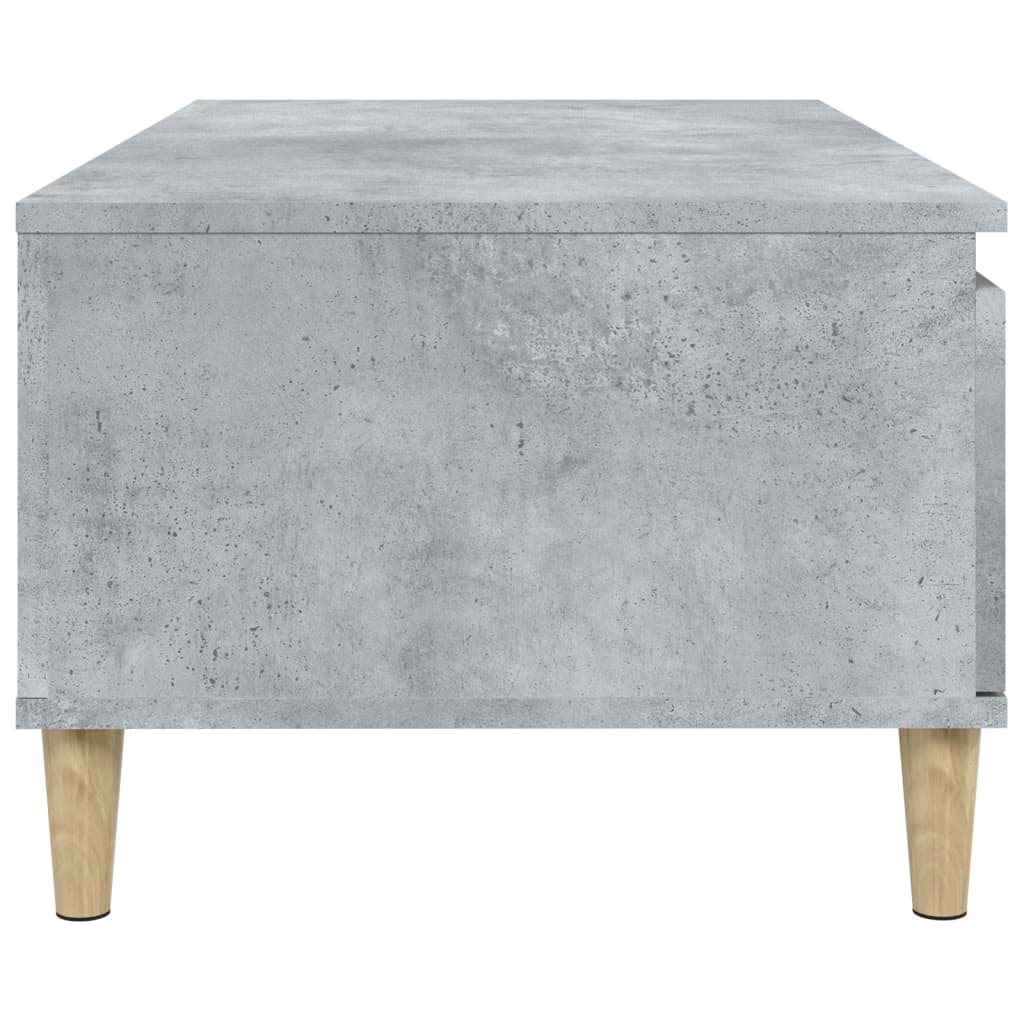 Salontafel 90x50x36,5 cm bewerkt hout betongrijs is nu te koop bij PeponiXL, paradijselijk wonen!