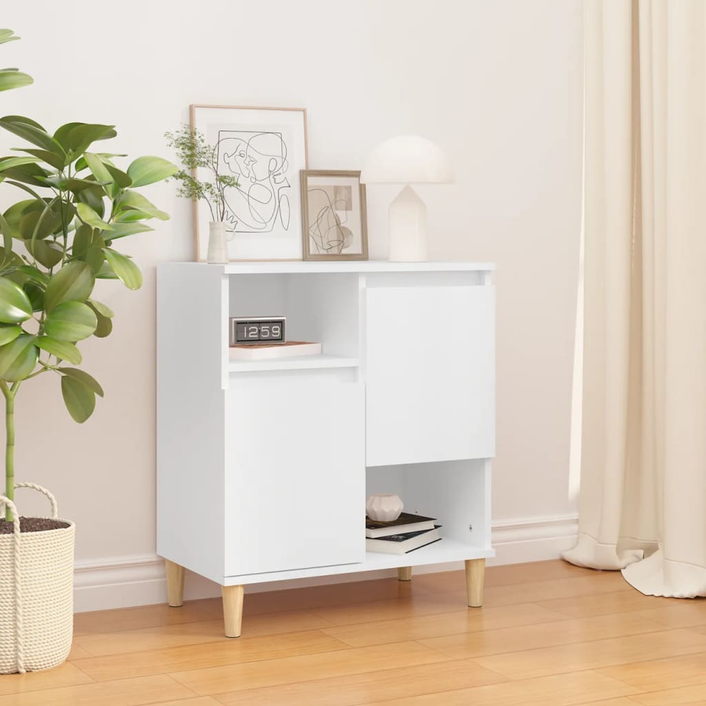Dressoir 60x35x70 cm bewerkt hout wit is nu te koop bij PeponiXL, paradijselijk wonen!