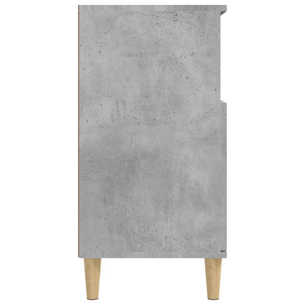 Dressoir 60x35x70 cm bewerkt hout betongrijs is nu te koop bij PeponiXL, paradijselijk wonen!