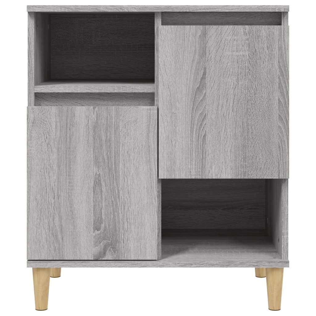 Dressoir 60x35x70 cm bewerkt hout grijs sonoma eikenkleurig is nu te koop bij PeponiXL, paradijselijk wonen!