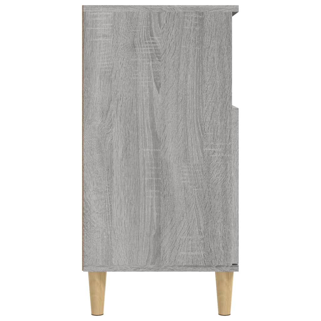 Dressoir 60x35x70 cm bewerkt hout grijs sonoma eikenkleurig is nu te koop bij PeponiXL, paradijselijk wonen!