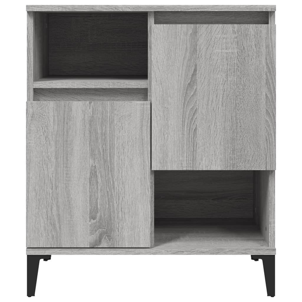 Dressoir 60x35x70 cm bewerkt hout grijs sonoma eikenkleurig is nu te koop bij PeponiXL, paradijselijk wonen!