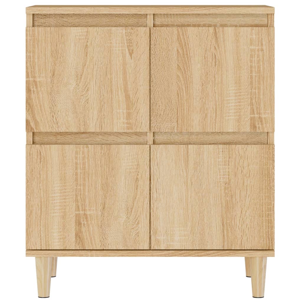 Dressoir 60x35x70 cm bewerkt hout sonoma eikenkleurig is nu te koop bij PeponiXL, paradijselijk wonen!