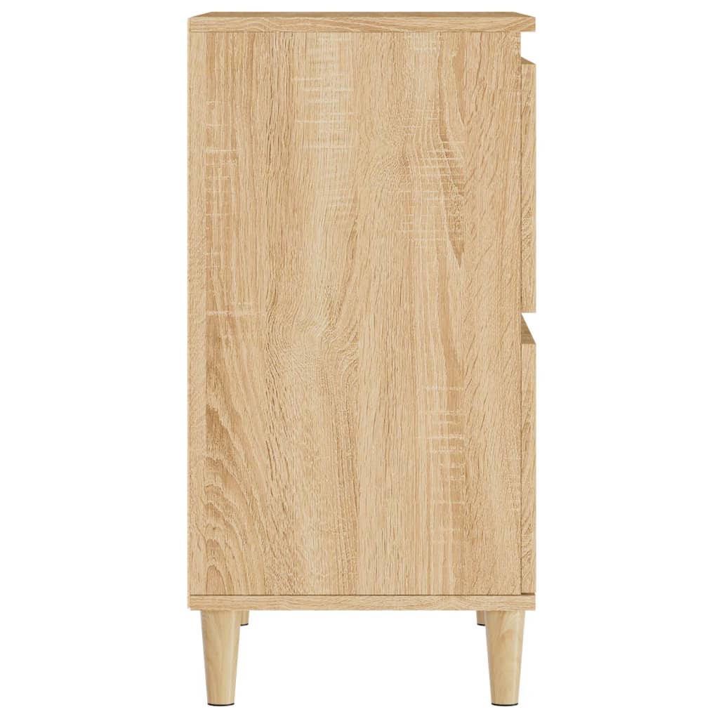 Dressoir 60x35x70 cm bewerkt hout sonoma eikenkleurig is nu te koop bij PeponiXL, paradijselijk wonen!