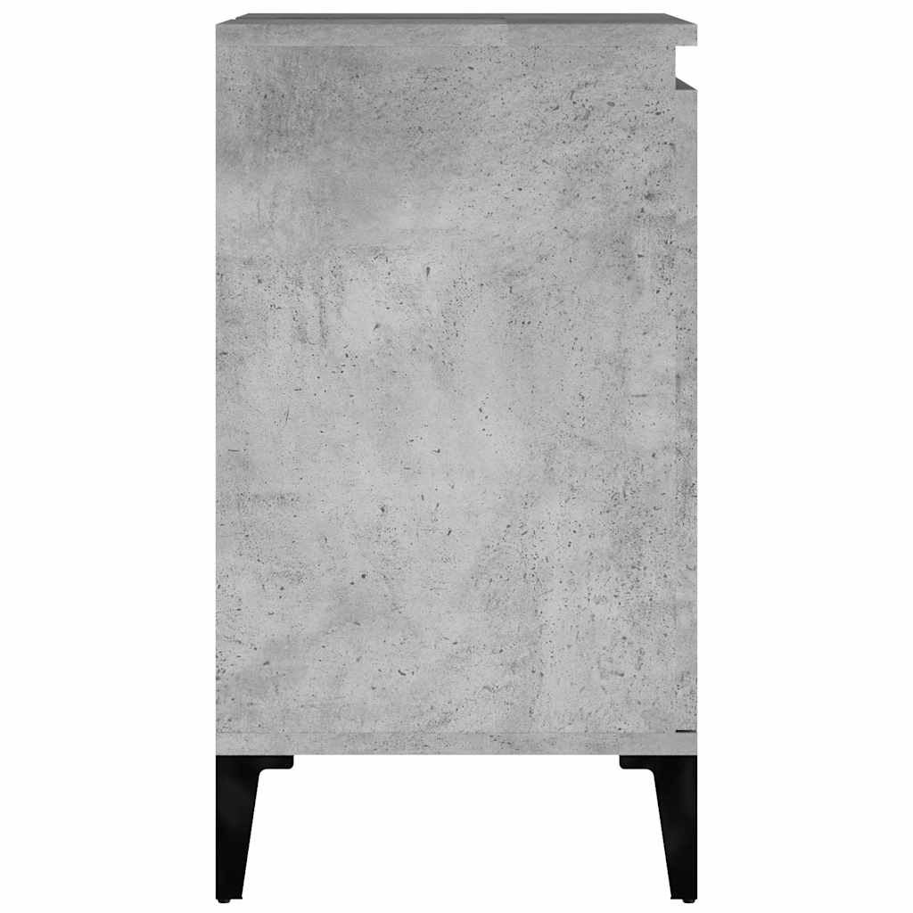 Wastafelkast 58x33x60 cm bewerkt hout betongrijs is nu te koop bij PeponiXL, paradijselijk wonen!