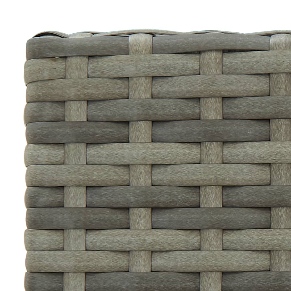 Barkrukken 4 st poly rattan grijs is nu te koop bij PeponiXL, paradijselijk wonen!