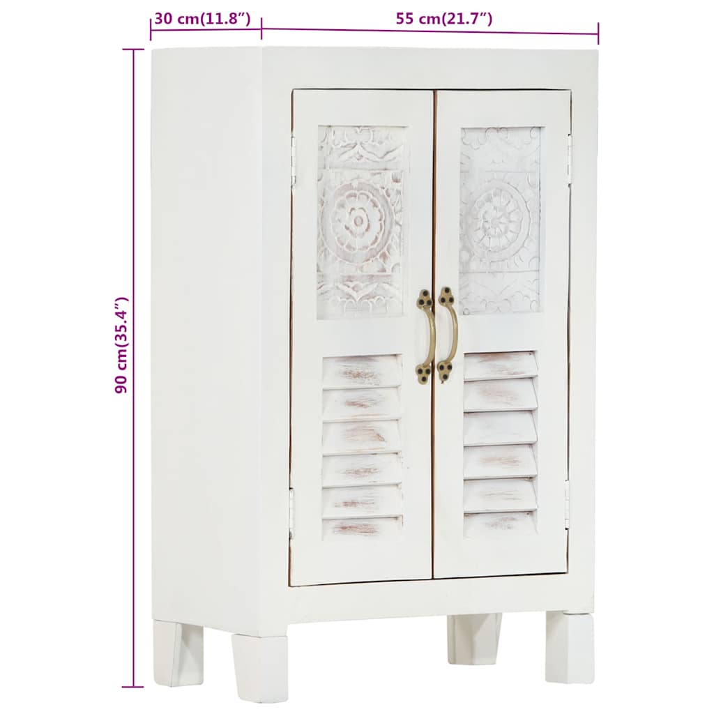 Dressoir 55x30x90 cm massief acaciahout