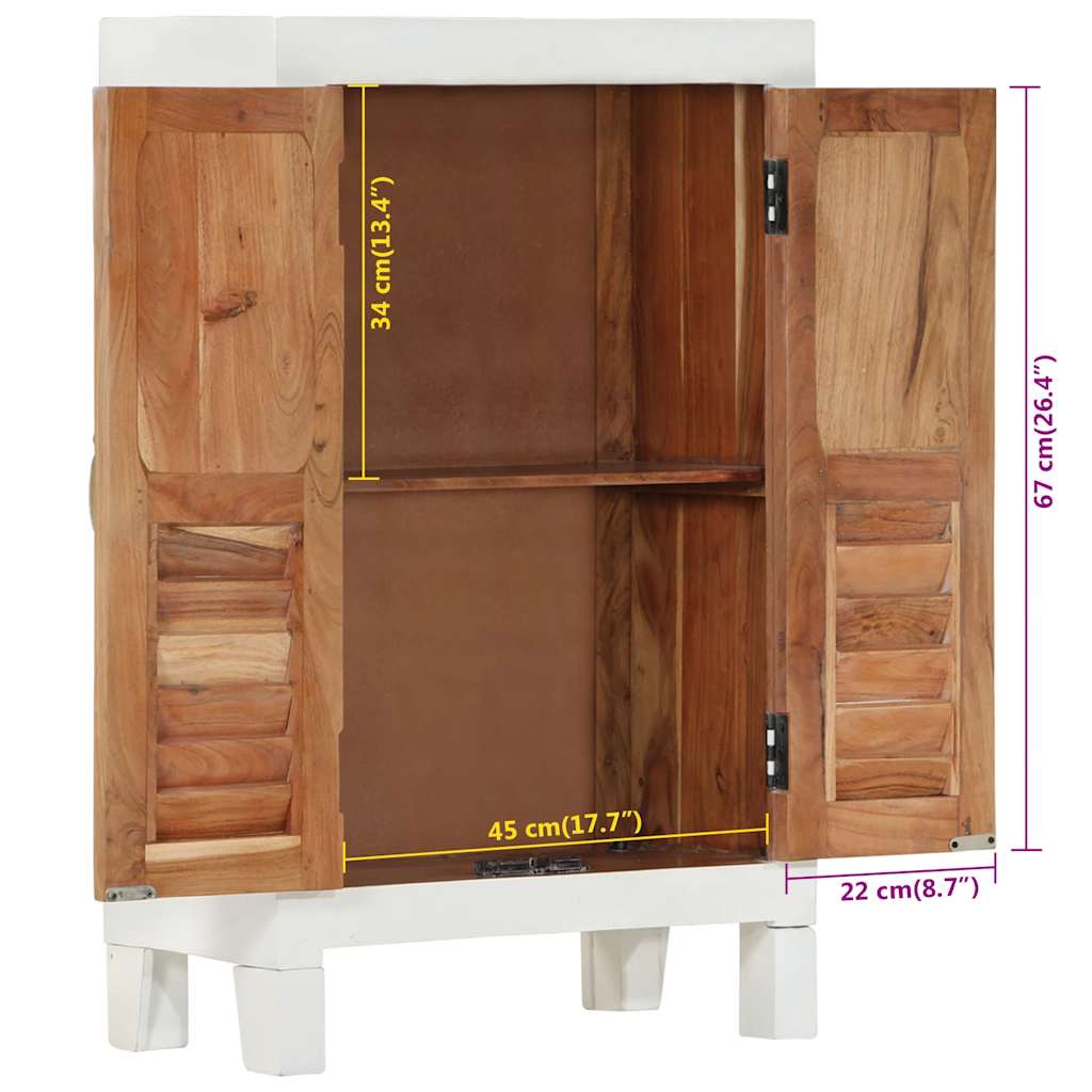 Dressoir 55x30x90 cm massief acaciahout