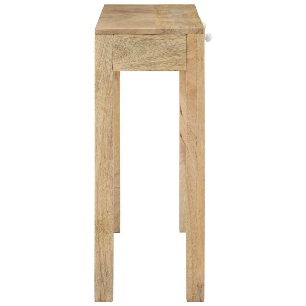 Wandtafel 110x30x75 cm massief gebleekt mangohout