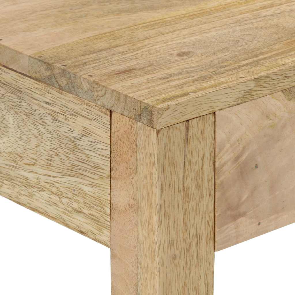 Wandtafel 110x30x75 cm massief gebleekt mangohout
