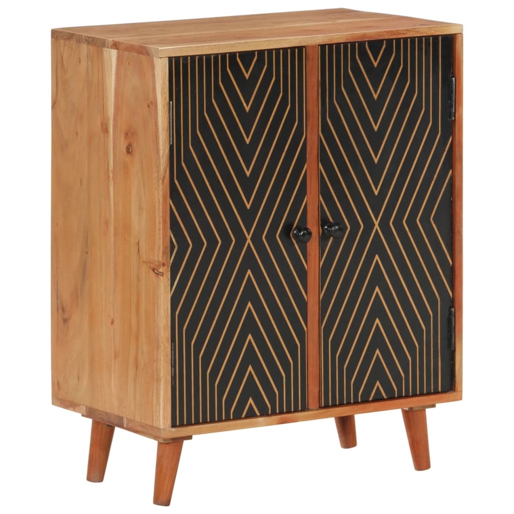 Dressoir 60x35x74 cm massief acaciahout is nu te koop bij PeponiXL, paradijselijk wonen!