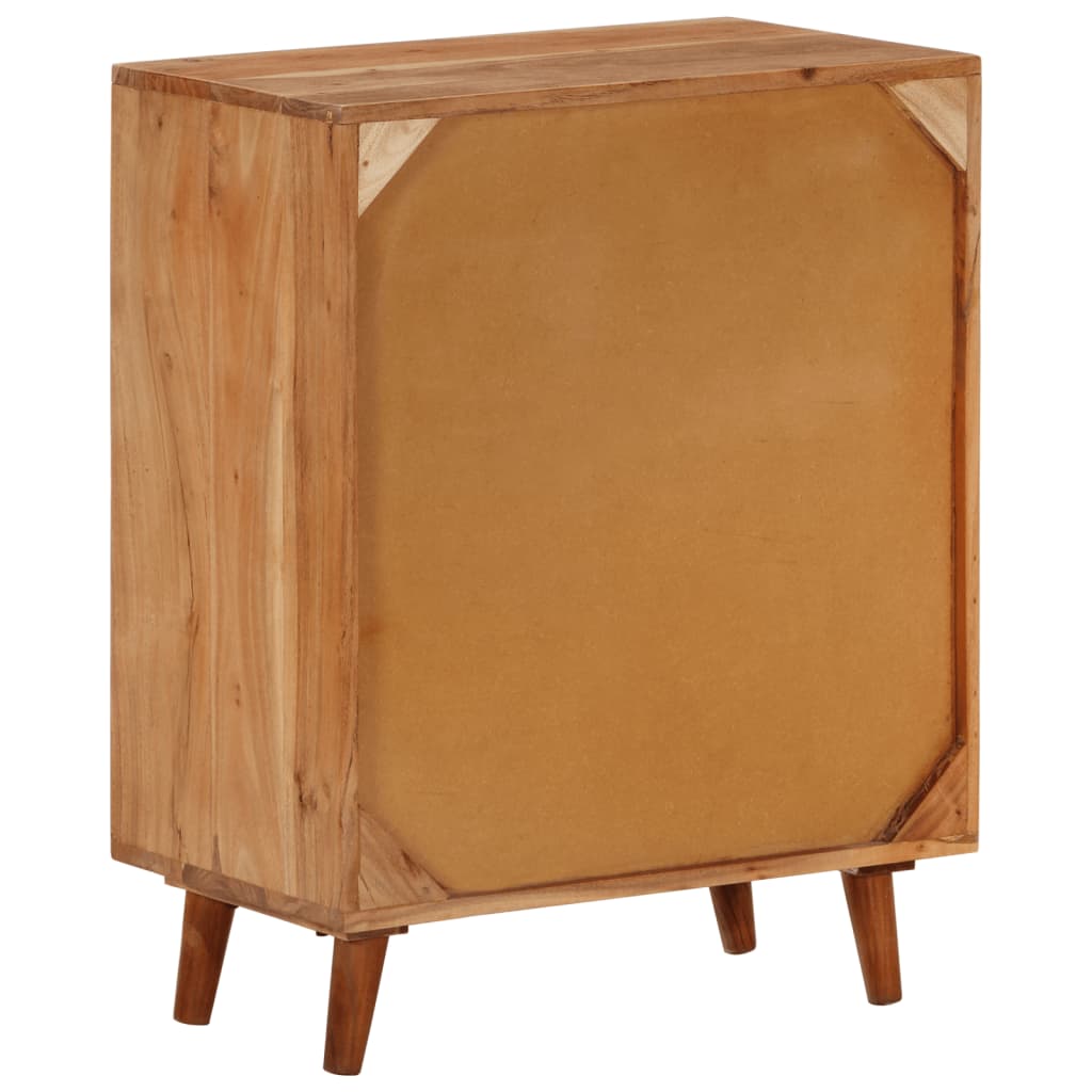 Dressoir 60x35x74 cm massief acaciahout is nu te koop bij PeponiXL, paradijselijk wonen!