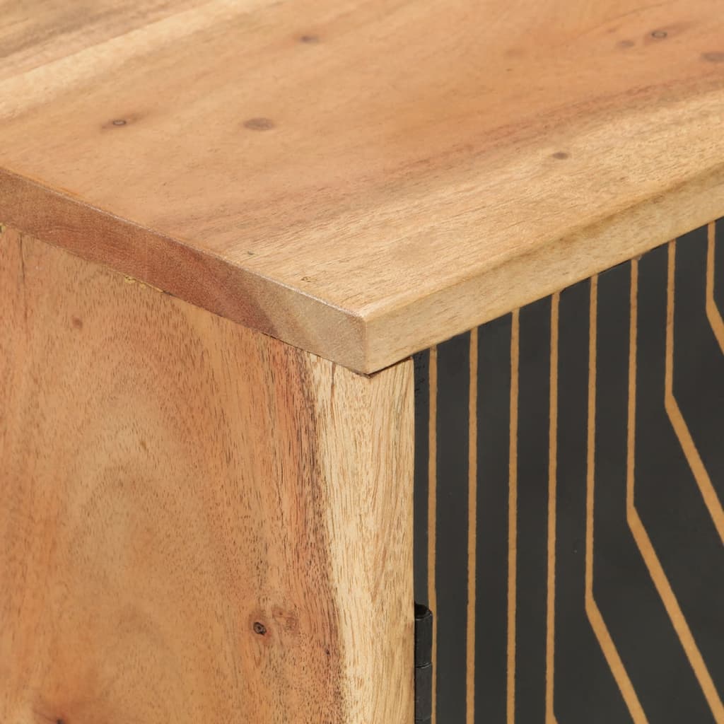 Dressoir 60x35x74 cm massief acaciahout is nu te koop bij PeponiXL, paradijselijk wonen!