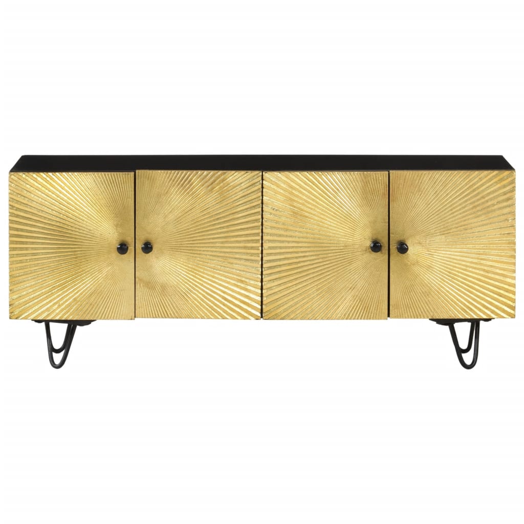 Tv-meubel 110x30x45 cm massief mangohout is nu te koop bij PeponiXL, paradijselijk wonen!