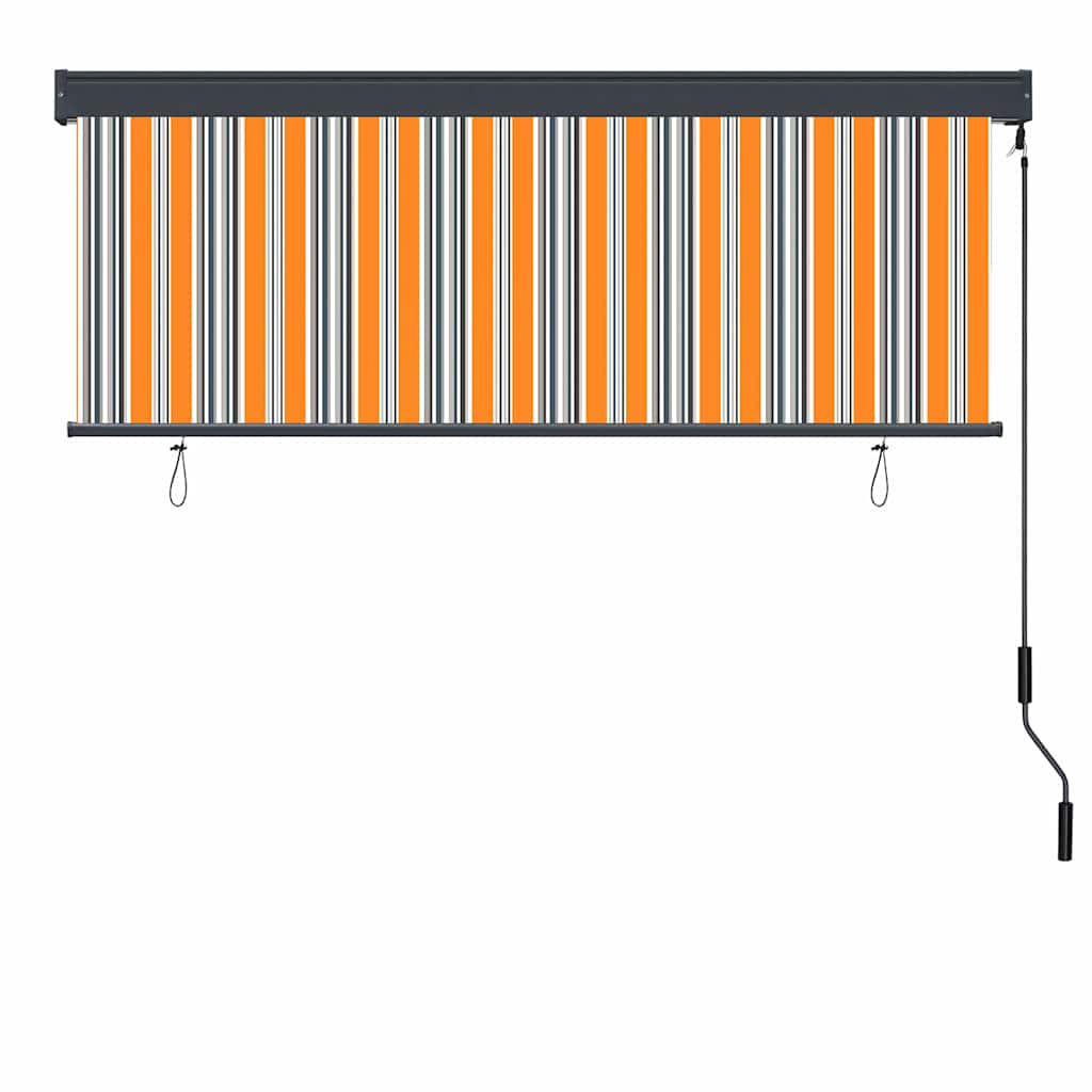 Rolgordijn Geel en Blauw 180 x 250 cm Stof en Aluminium is nu te koop bij PeponiXL, paradijselijk wonen!