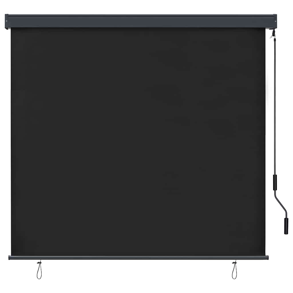 Rolgordijn Gestreept Antraciet 180 x 250 cm Stof en Aluminium is nu te koop bij PeponiXL, paradijselijk wonen!